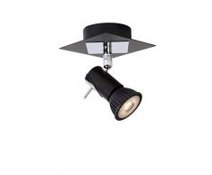 Lucide BRACKX-LED - Wandstrahler - LED Dim. - GU10 - 1x5W 3000K - Schwarz