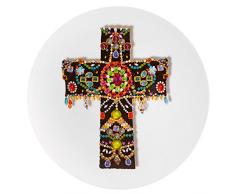 Christian Lacroix Dessertteller schwarz Kreuz