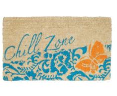 Shoe MAX YH 101137 Kokos Fussmatte mit Rutschfester Latexunterseite ca. 74 x 44 cm Chill Zone