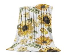 Home Decor Super weiche atmungsaktive Überwurfdecke, Sommergarten, luxuriös, warm, gemütlich, dekorative Decken, Tagesdecke für Sofa, Couch alle Jahreszeiten, Verwendung tropische Pflanzen, Obst, Ananas 60x80inch Floral-060cho3211