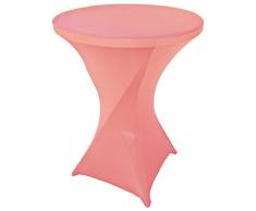 goldstream Point 81,3 cm Spandex Cocktail Tischdecke rund klappbar, Stretch hellrosa