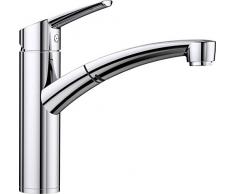 Blanco Nea-S, Küchenarmatur, Einhandmischer mit ausziehbarer Brause, metallische Oberfläche, chrom, Hochdruck, 1 Stück, 520296