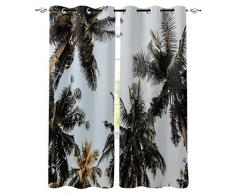 Draperies & Gardinen Vintage Vorhang Paneel Paar Eiffelturm in Paris mit Schmetterling Blume Fenster Vorhänge zum Löten von Glastüren - Set von 2 Paneelen, 80 W by 63 L Lbg3727