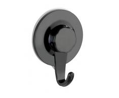 Wenko Ultra-Loc Wandhaken Valenza, Handtuch-Haken, Kleiderhaken, befestigen ohne bohren, 6.2 x 8.5 x 2.5 cm, schwarz