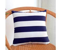 Aimeer Home Dekorativer Kissenbezug für Sofa/Bett mit unsichtbarem Reißverschluss, Leinen, Single Piece, 24x24 2