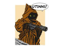 Komar Wandbild Star Wars Classic Comic Quote Java | Kinderzimmer, Jugendzimmer, Dekoration, Kunstdruck | ohne Rahmen | WB115-40x50 | Größe: 40 x 50 cm (Breite x Höhe)