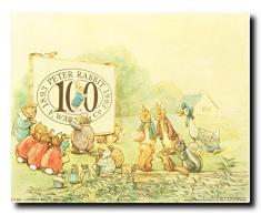 Feiert 100 Jahre the Tale of Peter Rabbit/Peter Hase Beatrix Potter Kinder Zimmer (Poster Kunstdruck 16 x 20 cm)