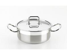 BRA BH Professional Schmortopf 18/10 (DE) INOX Deckel, 22 cm
