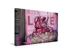 Premium Textil-Leinwand 45 x 30 cm Quer-Format Osterdekoration | Wandbild, HD-Bild auf Keilrahmen, Fertigbild auf hochwertigem Vlies, Leinwanddruck von SchnelleWelten