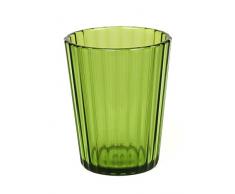 Pusher Genf Trinkglas, Kunststoff, Grün, 9 x 11 x 9 cm