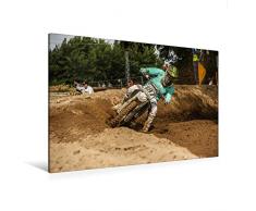 Premium Textil-Leinwand 120 x 80 cm Quer-Format Motocross 2019 | Wandbild, HD-Bild auf Keilrahmen, Fertigbild auf hochwertigem Vlies, Leinwanddruck von Arne Fitkau Fotografie & Design