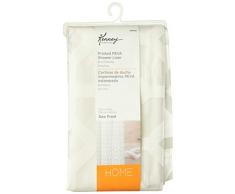 Kenney Geometrische Frost Dusche Vorhang Liner