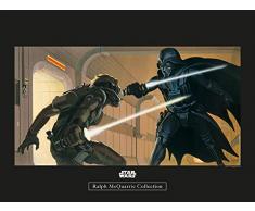 Komar Wandbild Star Wars Classic RMQ Vader Luke Hallway | Kinderzimmer, Jugendzimmer, Dekoration, Kunstdruck | ohne Rahmen | WB161-40x30 | Größe: 40 x 30 cm (Breite x Höhe)