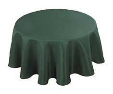 Biscaynebay Stoff-Tischdecken, wasserabweisend, auslaufsicher, für Esszimmer, Küche, Hochzeit und Partys 60 R Hunter Green
