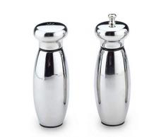 Grunwerg SS-9940M Pfeffermühle und Salzstreuer, Edelstahl, 2-teilig