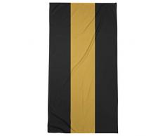ArtVerse NFS Jacksonville Throwback Football Stripes Strandtuch, Mikrofaser, 36 x 72, Schwarz und Gold