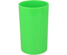 Metaltex Zahnputzbecher Young in grün, Plastik, 8 x 7 x 11.5 cm