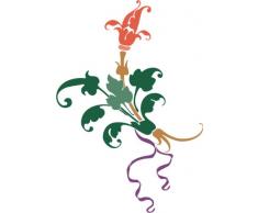 INDIGOS 4051719765618 Wandtattoo MF405 Tulpe Blumen Pflanzen 80 x 55 cm