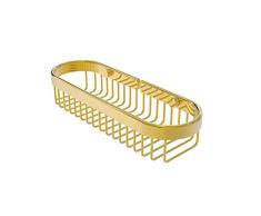 Allied Brass BSK-200LA-PB Duschkorb, oval, Messing poliert