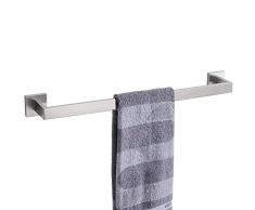 Leidener Moderne Edelstahl Badezimmer Sets Wand montiert WC-Bürstenhalter WC-Bürste Ständer WC-Bürste Rack WC-Bürste Ablage Wc-Bürste Organizer mit gefrostetem Glas, gebürstetes Nickel, edelstahl, Gebürstet, Towel Bar