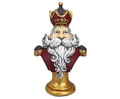 Weihnachtsschmuck - Weihnachtsmann, König des Nordpols 2 Meter hohe Feiertags-Dekor-Statue