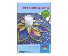 ARMENHAUS Quilt-Designs Fold n Stitch Leaf Topper Quilt Muster