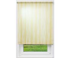 Sunlines Dekor Vertikalstreifen grün, Tageslicht, 102x180cm Seitenzugrollo, PES, 102 x 180