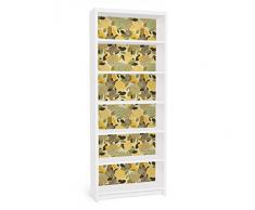 Apalis 90815 Möbelfolie für Ikea Billy Regal - Vintage Flowers, gröÃe 2 mal, 94 x 76 cm