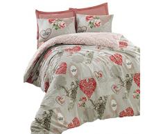 Gold Case Ranforce Serie Schmusetuch Set, hergestellt in der Türkei, 100% Baumwolle/Ranforce, Baumwolle, W/Comforter Jarvis, International Double Size