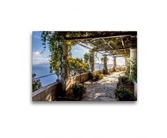 Premium Textil-Leinwand 45 x 30 cm Quer-Format Garten der Villa San Michele auf Capri, Italien | Wandbild, HD-Bild auf Keilrahmen, Fertigbild auf hochwertigem Vlies, Leinwanddruck von Christian MÃ¼ringer
