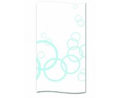 kela Duschvorhang Cyrcle blau Polyester 180 x 200 cm