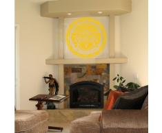 INDIGOS 4052166046879 Wandtattoo w277 Ornament, Orient Wandaufkleber 120 x 119 cm, gold