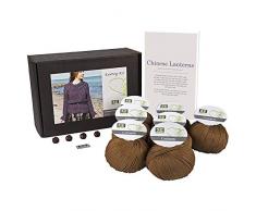 DesignEtte S, Ägyptische Baumwolle, Stricken, Chinesische Laternen, Hellbraun 803 von Staubbeutel-Profi