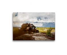 Premium Textil-Leinwand 45 x 30 cm Quer-Format RALLYE RAID BUGGY | Wandbild, HD-Bild auf Keilrahmen, Fertigbild auf hochwertigem Vlies, Leinwanddruck von Photography PM