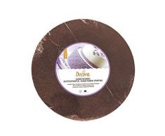 0931966 DECORA RUNDE TORTENPLATTE BRAUN Ø 30 X H 1,2 CM