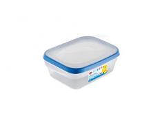 Stefanplast Ciao Fresco Speisen Box für Kühlschrank, Capri Blue/Neutral, 1,2 Liter