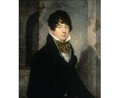 Posterazzi Washington Allston N(1779-1843) Kunstdruck auf Leinwand, American Artist and Author, Selbstporträt, Ölbild auf Leinwand, 45,7 x 61 cm