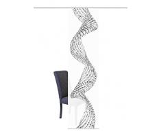 Home Fashion Schiebevorhang Dekostoff Digitaldruck Pearl, Polyester, Grau, 245 x 60 cm