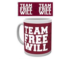 empireposter Supernatural - Team Free Will - Keramik Tasse - Größe Ø8,5 H9,5cm