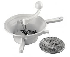 Ilsa 107 Manuelle Passiermühle, Kunststoff, 24 cm, weiß