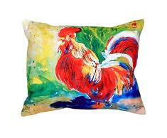Betsy Drake NC144 Kopfkissen, ohne Kordel, 40,6 x 50,8 cm, Rot
