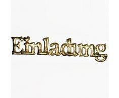 SeKleBo Selbstklebende Bordüre Einladung Gold glänzend - 97223 021-R 20