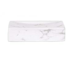 MSV Seifenschale, Weiß, 13 x 9,8 x 2,4 cm