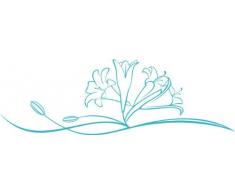 INDIGOS 4051095785453 Wandtattoo, Vinyl, türkis, 60 x 10 x 10 cm