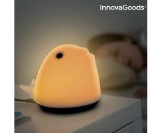 InnovaGoods Touch-Lampe, wiederaufladbar, aus Silikon, Weiß