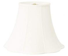 Royal Designs Lampenschirm, Glocke unten, weiÃ, 8 x 16 x 13