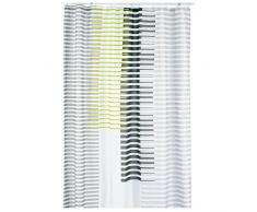kela Duschvorhang Lamita 180x200cm aus Polyester in grün, 200 x 180 x 0.8 cm