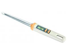 Tescoma Delicia Digital Thermometer, Stahl, weiß/gelb