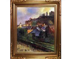 overstockArt Edgar Degas Cliff – (Saint-Valery-sur-somme, 1896–98, unter mit Öl-Gemälde, 30 x 30 x 2