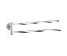 kela Handtuchhalter Abramo aus Aluminium in Silber 43 x 9.5 x 5 cm